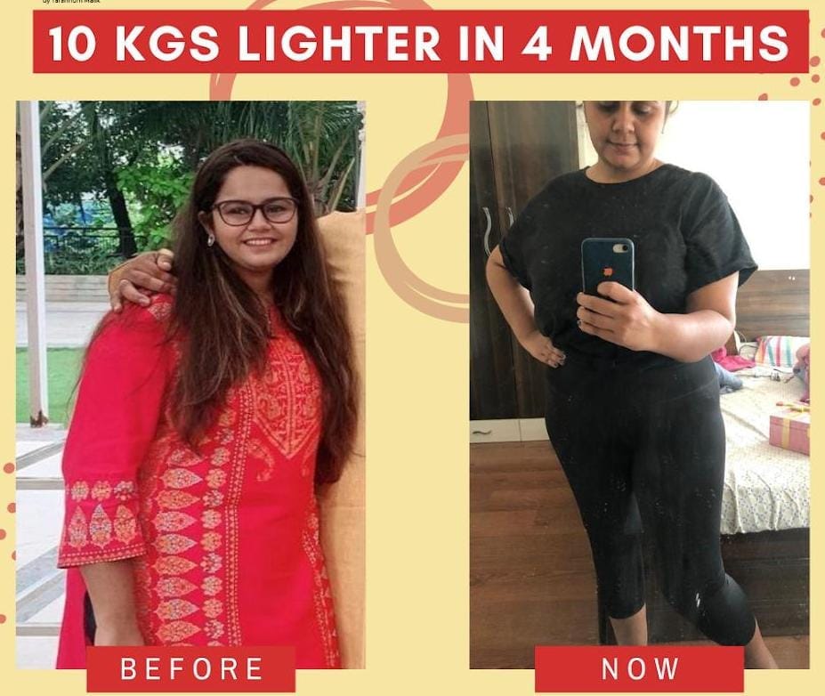 10 KGS LIGHTER IN 4 MONTHS